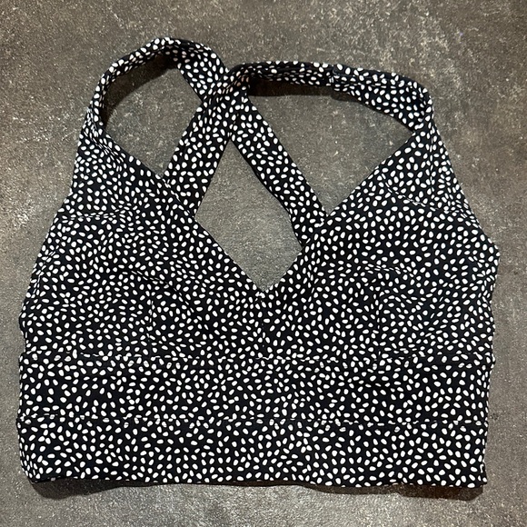 Buffbunny Collection Other - Buffbunny Black and White Polka Dot Sports Bra
